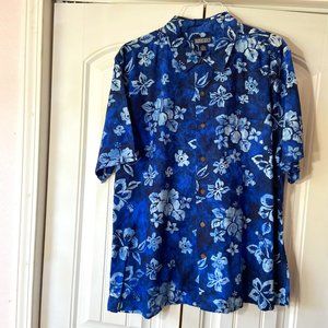 Land's End - Men's  Button-Up Hawain Shirt Sz XL